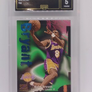 Kobe Bryant 1997 Skybox Z-Force #88 GMA 5 EX Graded NBA Card