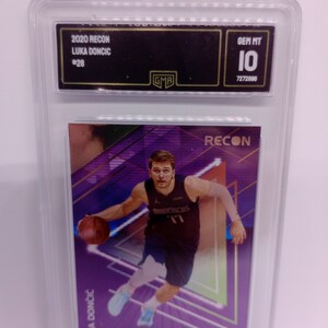 Luka Doncic 2020 Panini Recon #28 Recon GMA 10 Gem Mint NBA Graded Card