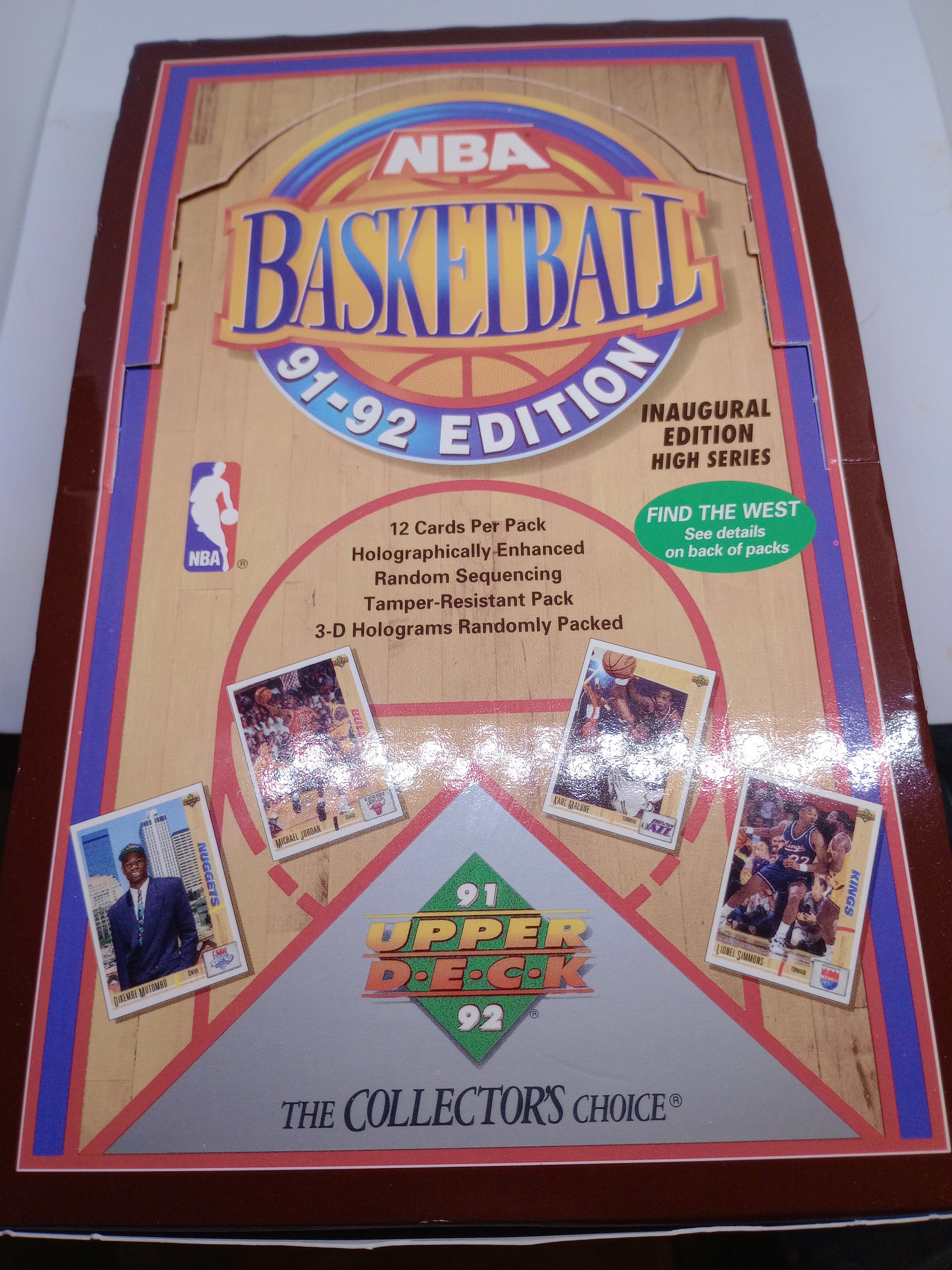 トップデック　ワンドロップ Upper Deck NBA 91-92 Inaugural Edition Box Factory Sealed