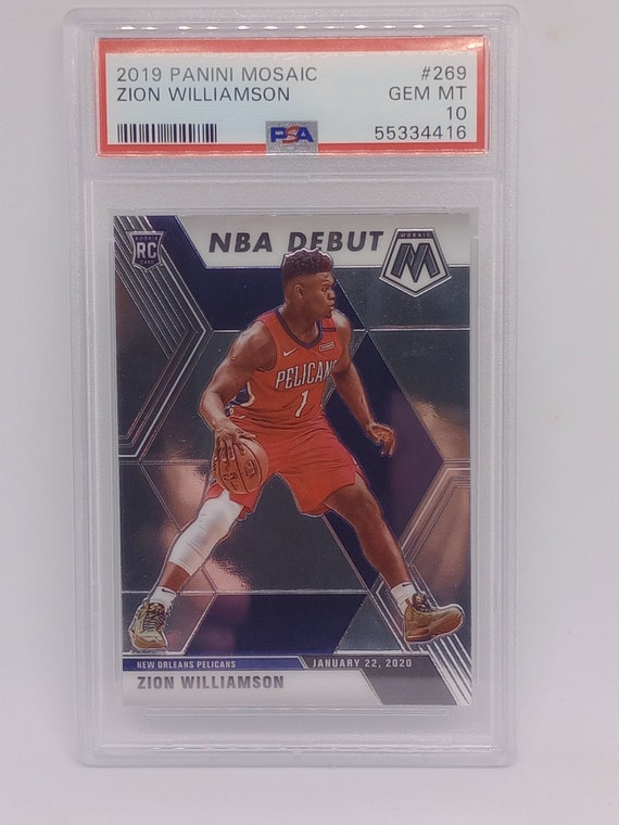 zion williamson graded rookie card Zion Williamson 2019-20 Panini Chronicles Luminance Rookie Card #143 PSA 9  Mint