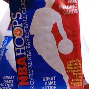 NBA Hoops 1989-90 Series 2 cartes de basket-ball - 1 paquet - 15 cartes scellées en usine