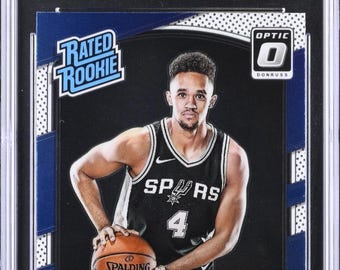 Derrick White 2017 NBA Panini Donruss Optic #172 Rated Rookie Card - CGC 10 Gem Mint Graded