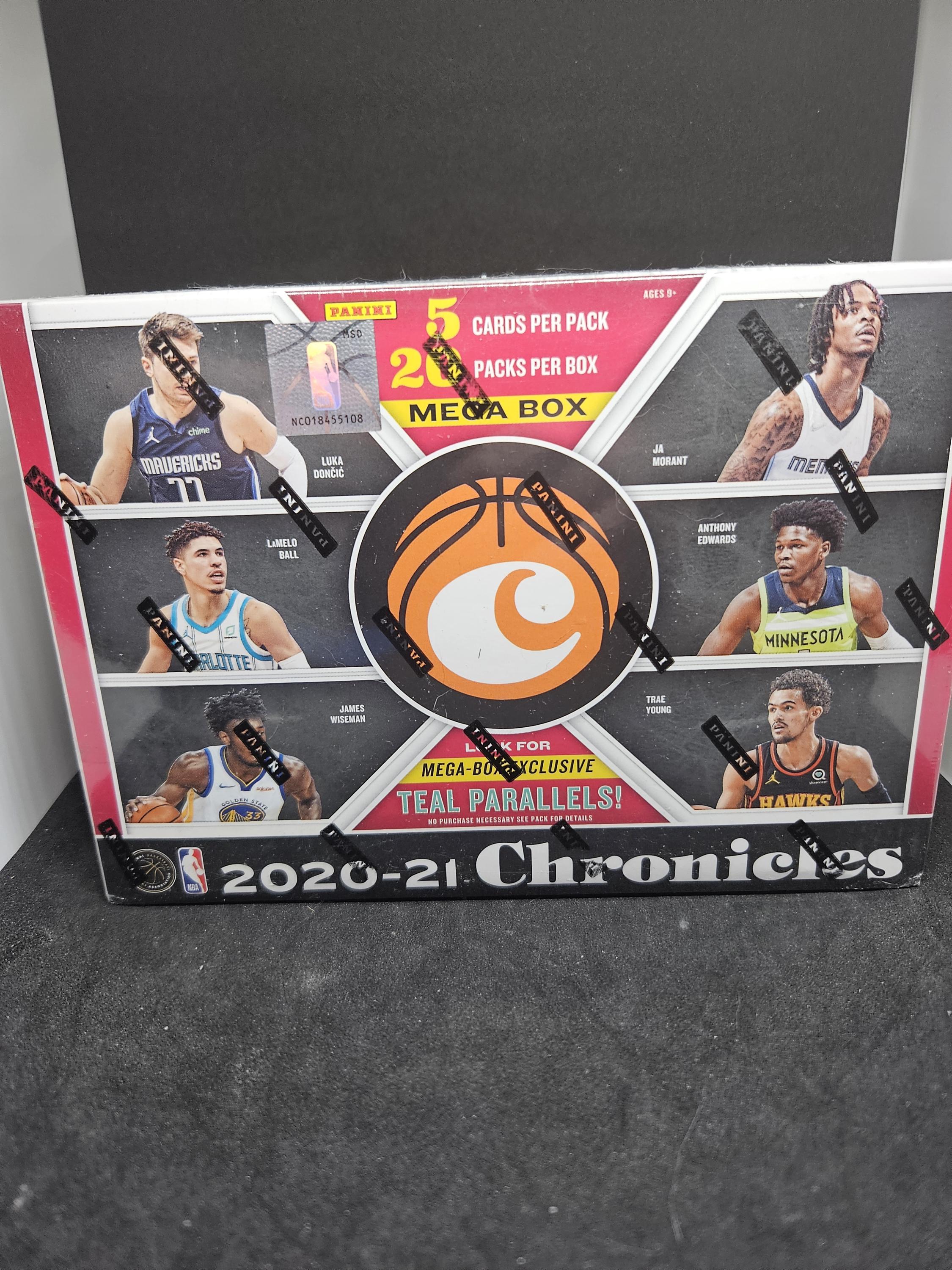パニーニ・クロニクルズ 2020-21 NBAバスケットボール 20パック メガ 