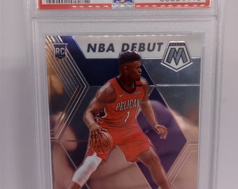 Zion Williamson 2019 Panini Mosaic #269 NBA Debut Rookie Card PSA