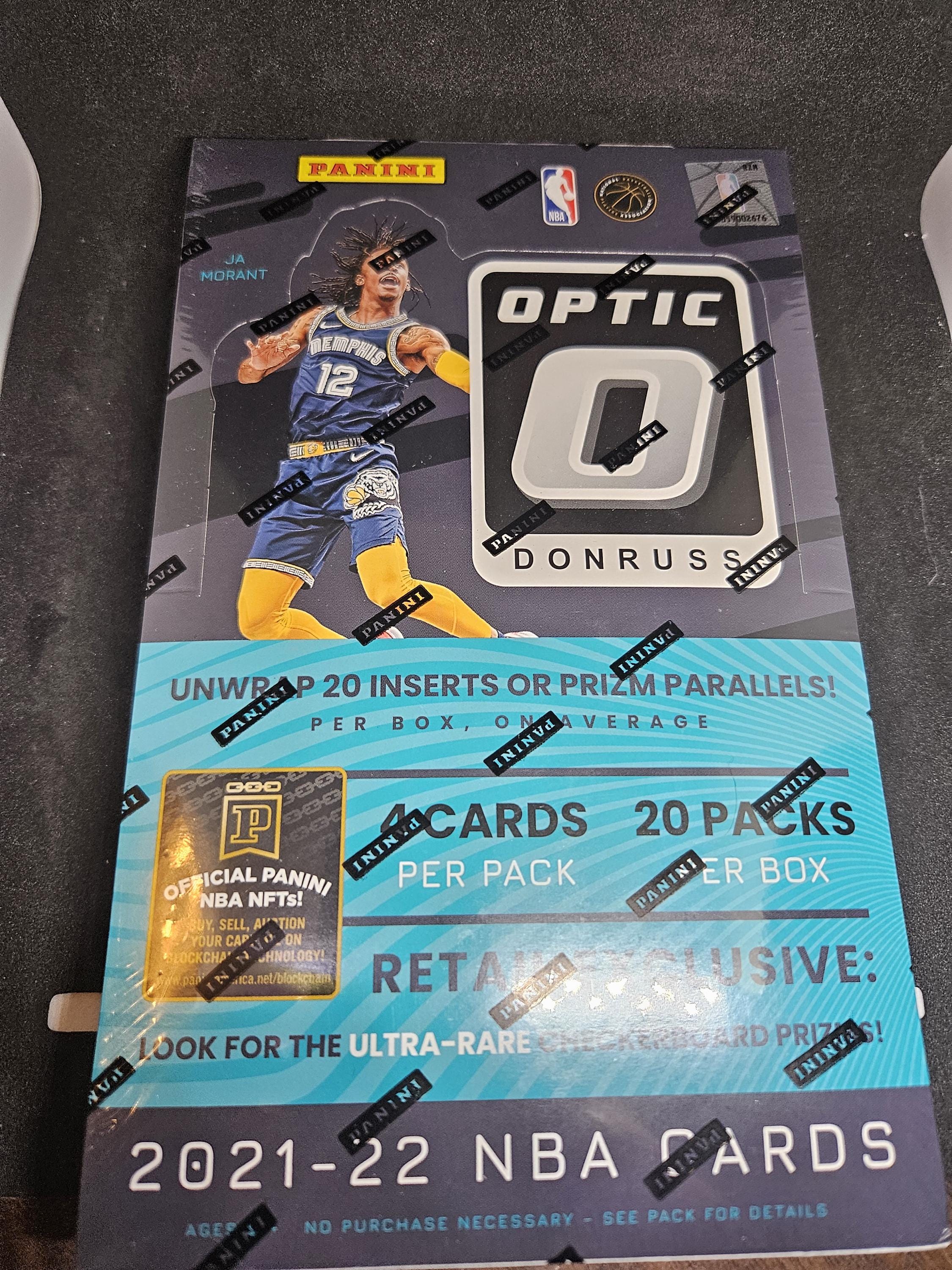 Panini Donruss Optic 2021-22 NBA バスケットボール 20個パック 