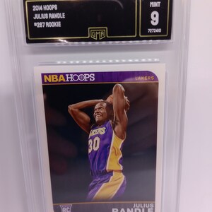 Julius Randle 2014-15 Panini NBA Hoops #267 Rookie Card - GMA 9 Mint Plus Classificata