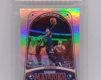 Ja Morant 2019 Panini Chronicles #253 Marquee Holo Rookie Card - ECG 9.5 Mint Plus Graded NBA Card