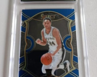 Devin Vassell 2020 Panini Select #71 Concourse Retail Rookie Card - GMA 10 Gem Mint Graded NBA-kaart