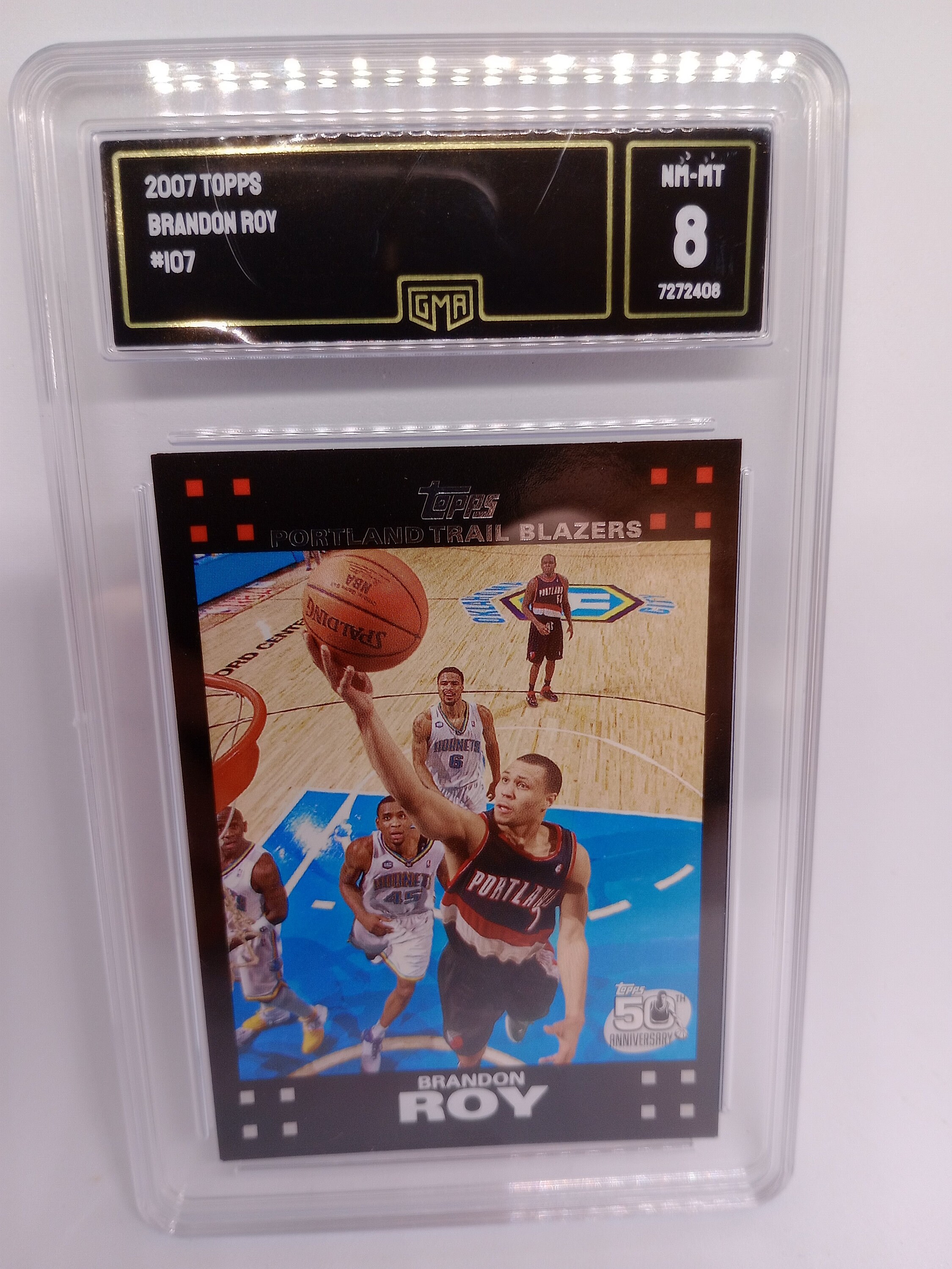 ブランドン・ロイ 2007 Topps #107 50周年記念 GMA 8 ミントグレード 