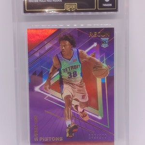 Saben Lee 2020 Panini Recon #65 Holo Red Rookie SP Seriennummer #/199 GMA 8 Mint Graded NBA Card