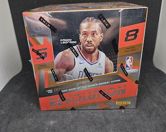 Panini Revolution 2019-20 NBA Basketball Hobby Box - New Factory Sealed - 8 Prizms 4 Rookies 4 Inserts Guaranteed