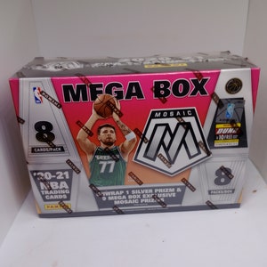 Mega Box de basket-ball Panini Mosaic 2020-21 NBA Exclusive Mega Box - Neuve scellée en usine - 9 prix mosaïque garantis
