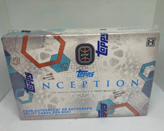 Topps Inception 2022-23 Overtime Elite Basketball Hobby Box - Brand New Factory Sealed - 4 Autographs Per Box Guaranteed