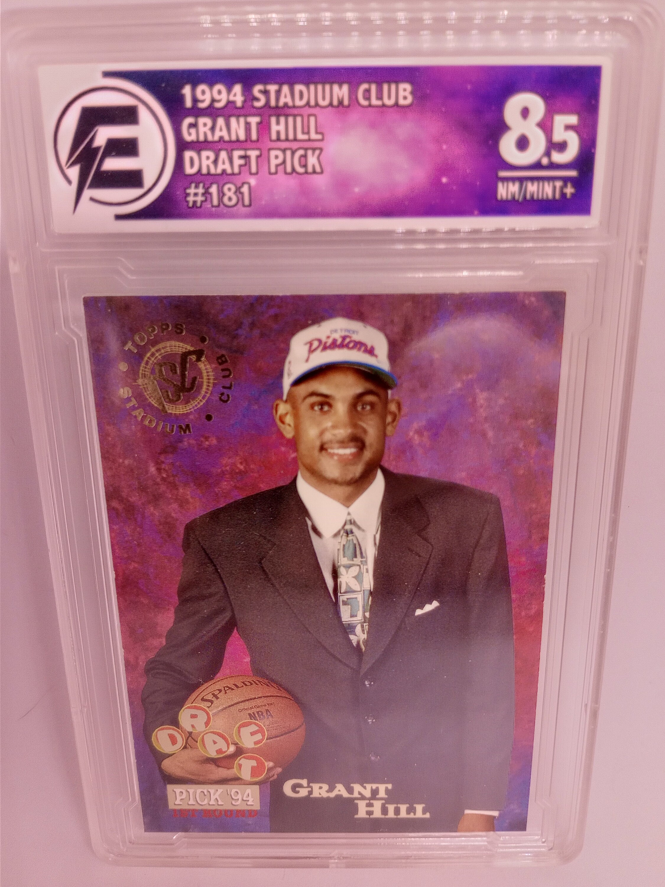 Grant Hill 1994 NBA Topps Stadium Club #181 Draft Pick Rookie Card