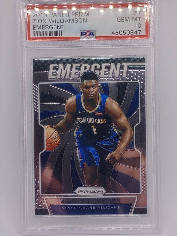 Zion Williamson 2019 Panini Prizm #7 Emergent Rookie Card PSA 10 Gem Mint Graded NBA Card - Etsy Zion Williamson 2019 Panini Prizm #7 Emergent Rookie Card PSA 10 Gem Mint Graded NBA Card - Etsy
