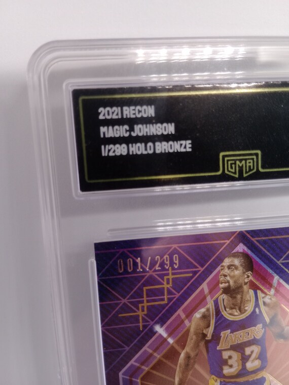 Magic Johnson 2021-22 NBA Panini Recon #195 Holo Bronze Parallel