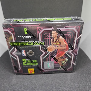 Panini Obsidian 2021-22 NBA Basketball Asia TMall Box - Brandneue Fabrik versiegelt - 1 Autogramm ODER Beilage garantiert