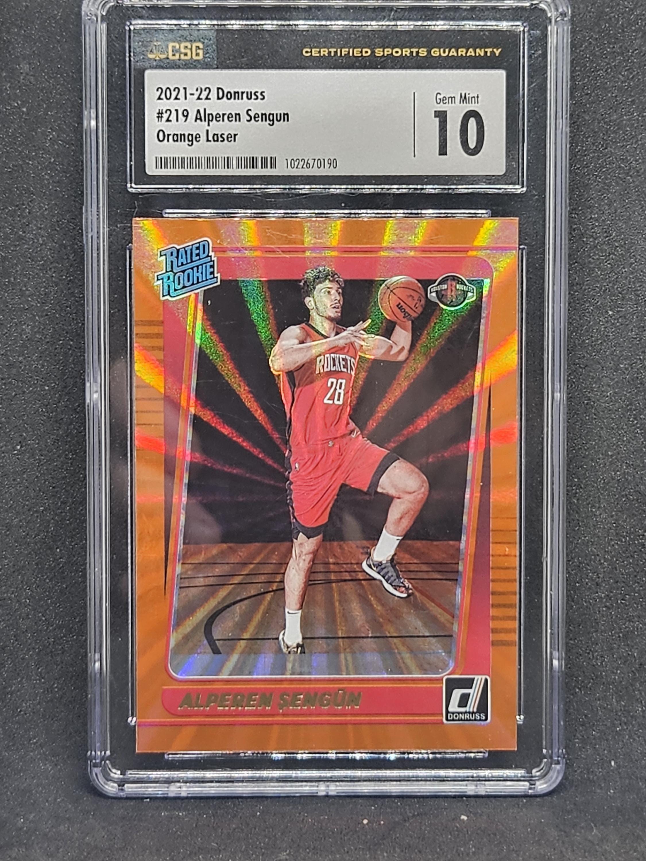 Alperen Sengun 2021 NBA Panini Donruss #219 Rated Rookie Holo