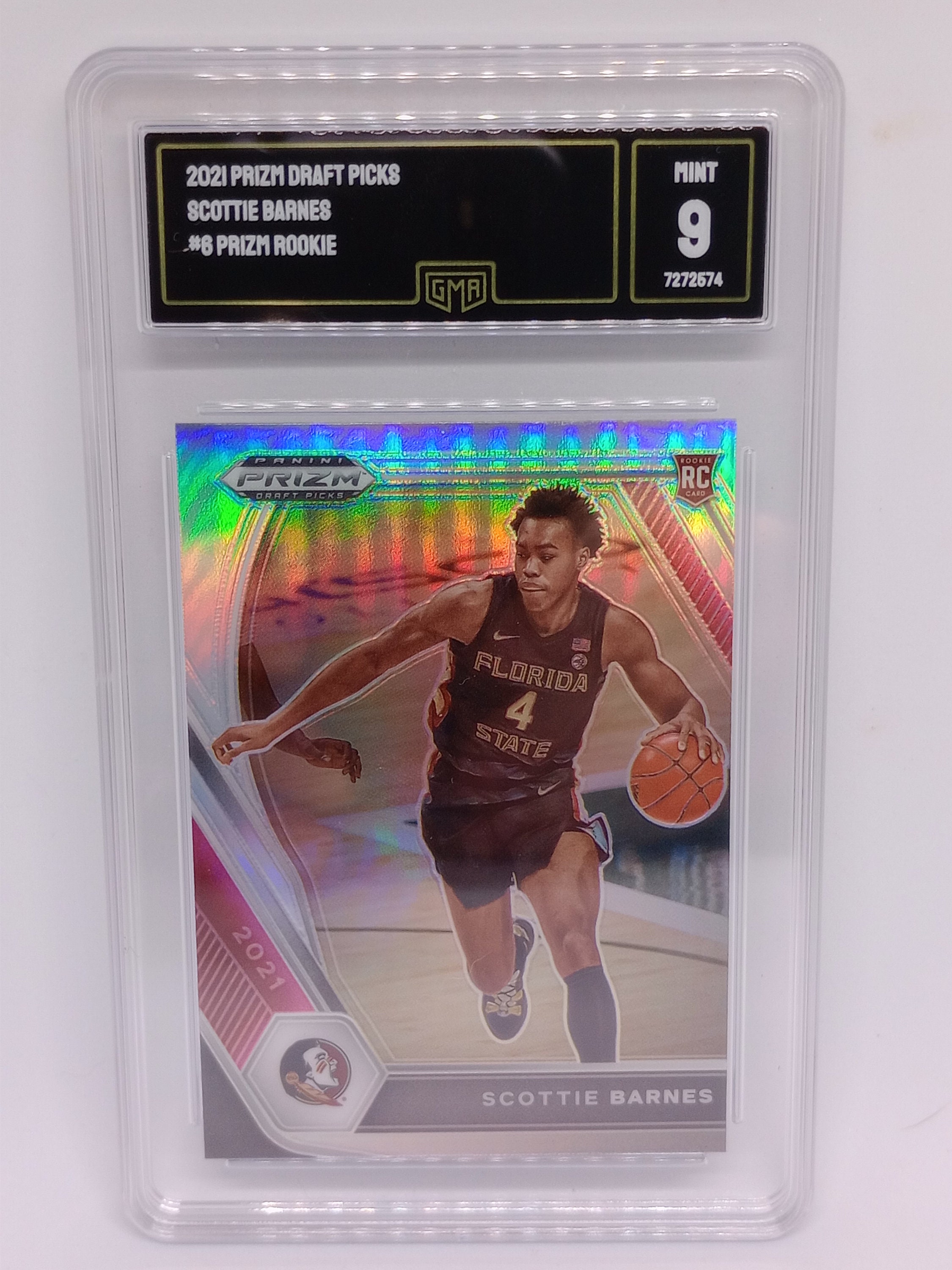 Scottie Barnes 2021-22 NBA Panini Prizm Draft Picks #6 Silver