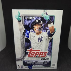 2025 Topps Series 1 MLB Baseball 7-Pack Blaster Box - NEW Factory Sealed - 7 Inserts 2 Parallels/Refractors