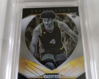 Jalen Green 2021 Prizm Draft Picks #9 Brilliance Rookie Card GMA 10 Gem Mint Graded NBA Card