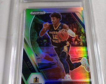 Ja Morant 2021 Prizm Draft Picks #64 Silver Prizm NBA Card GMA 10 Gem Mint Graded