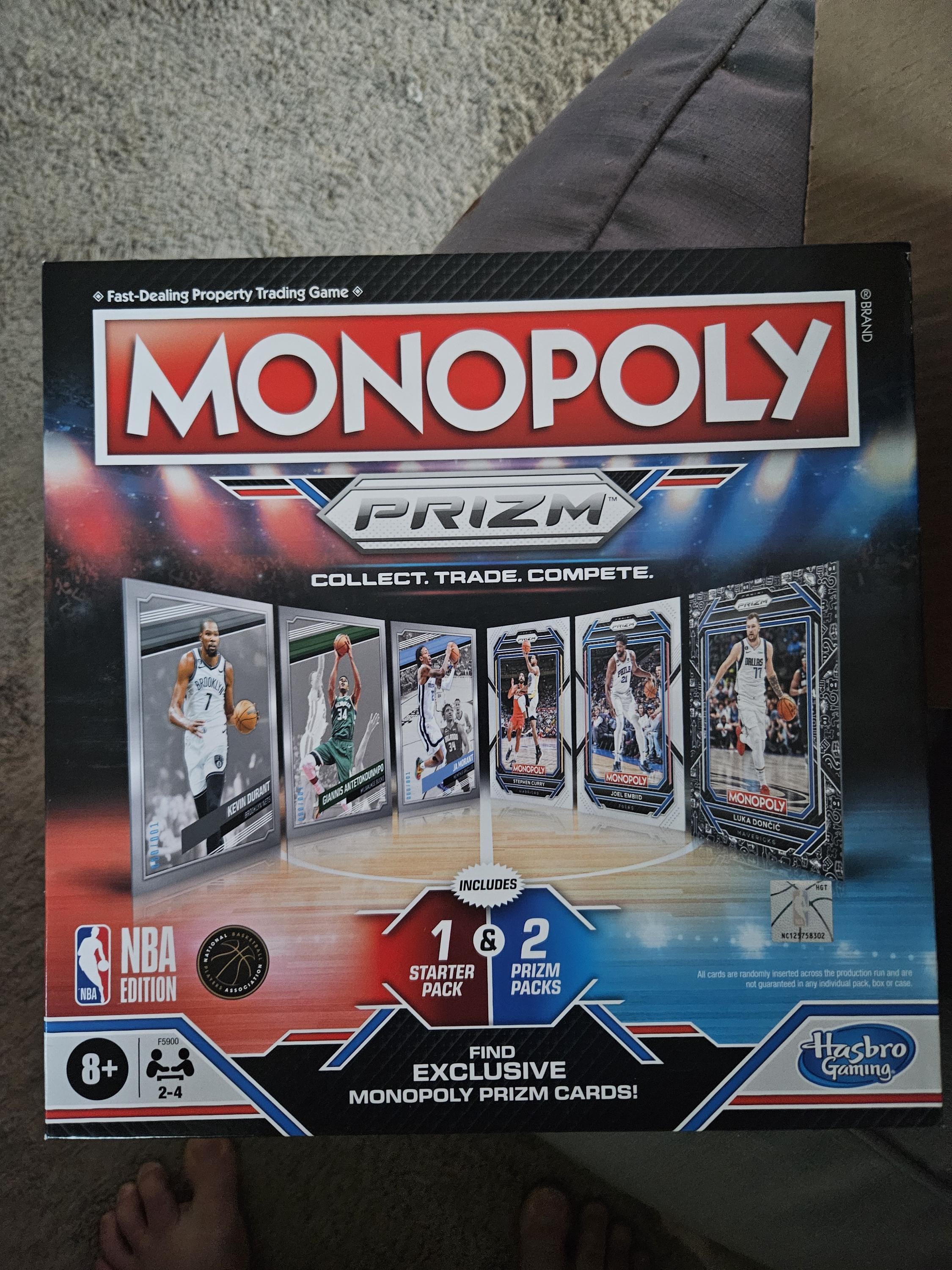 Panini Prizm 2023-24 NBA Basketball Monopoly Board Game Series 1