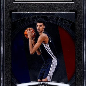 Victor Wembanyama 2023-24 NBA Panini Prizm #2 Carte Rookie Global Reach 2023-24 - Grade SGC 10 Gemmes Mint