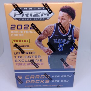 Panini Prizm Draft Picks 2022-23 NBA Basketball Blaster Box Exclusive - Brandneu ab Werk versiegelt
