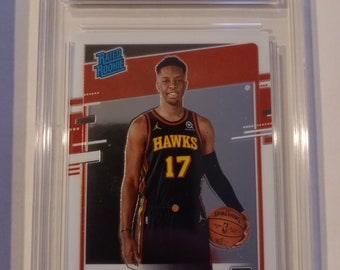Onyeka Okongwu 2020 Donruss Optic #156 Rated Rookie Card GMA 9 Graded NBA Card