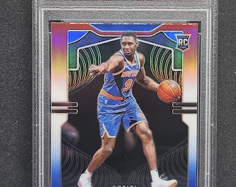 RJ Barrett 2019 NBA Panini Prizm #250 Red White & Blue Prizm Rookie Card -  PSA 9 Mint Graded