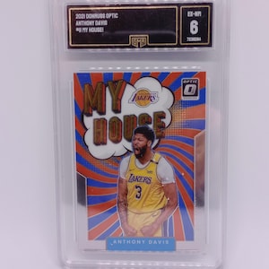 Anthony Davis 2021-22 Optic My House GMA 6 Graded NBA Card