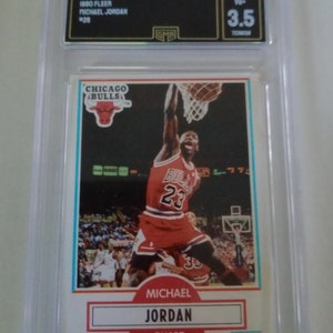 1990-91 Fleer #26 Michael Jordan NM-MT Chicago Bulls Officially Licensed  NBA Basketball Trading Card