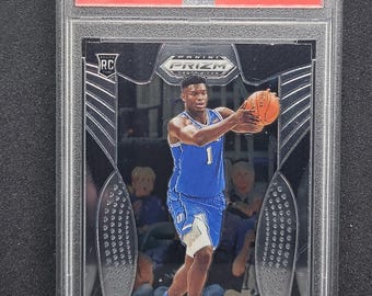 Zion Williamson 2019 NBA Panini Prizm Draft Picks #64 Rookie Card - PSA 9 Mint Graded