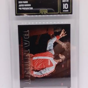 James Harden 2013 NBA Panini #18 Preparation Insert Card - GMA 10 Gem Mint Graded
