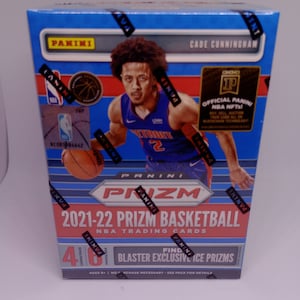 Panini Prizm 2021-2022 NBA Blaster Exclusive Blaster Boîte de 24 cartes NBA - Neuf sous scellé - 3 Blaster Exclusive Ice Prizms