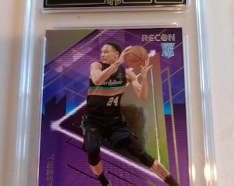 Devin Vassell 2020 Panini Recon #45 Rookie Karte - GMA 10 Gem Mint Graded NBA Karte