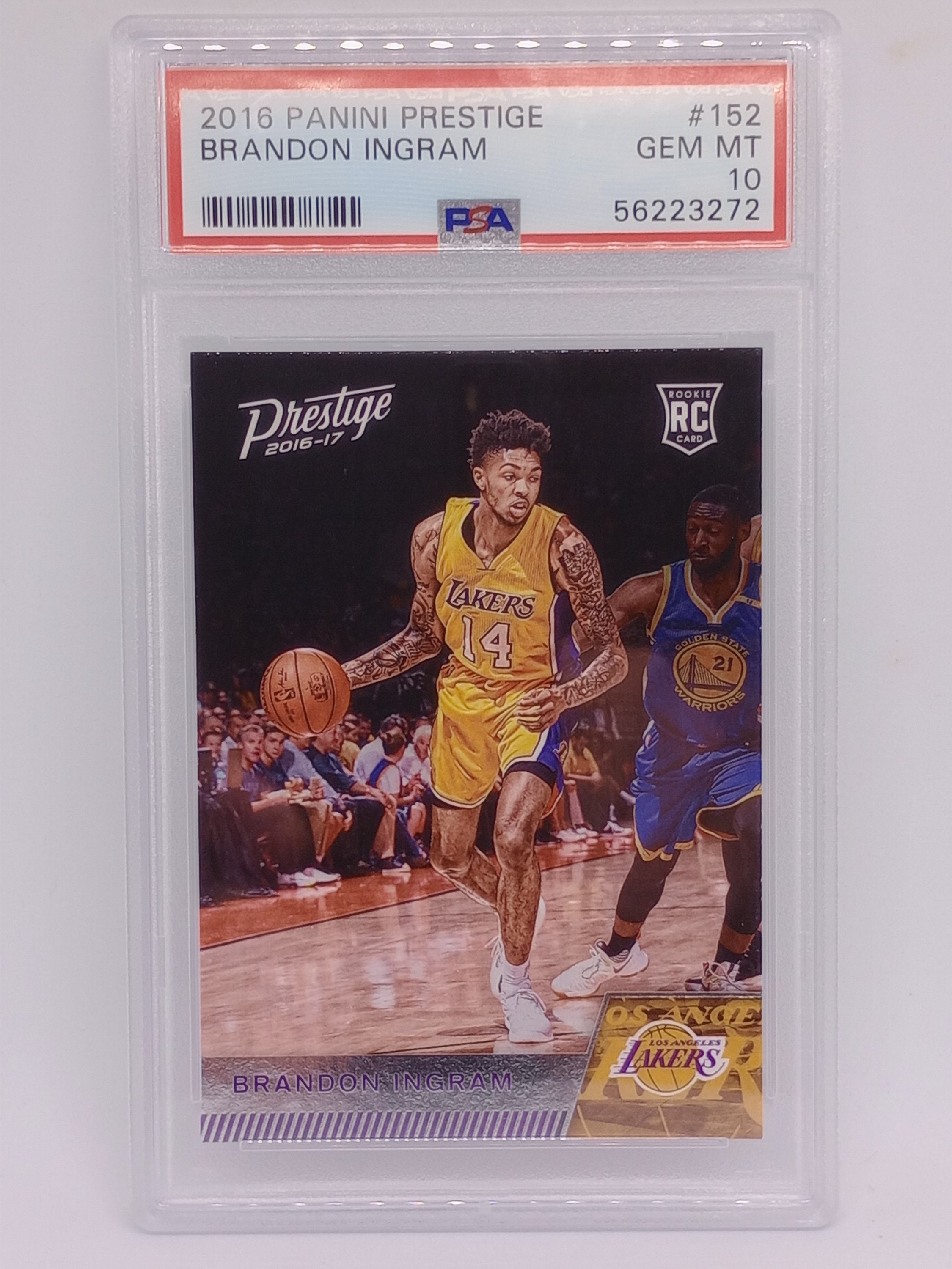 Brandon Ingram 2016 Panini Prestige #152 Rookie Card - PSA 10 Gem