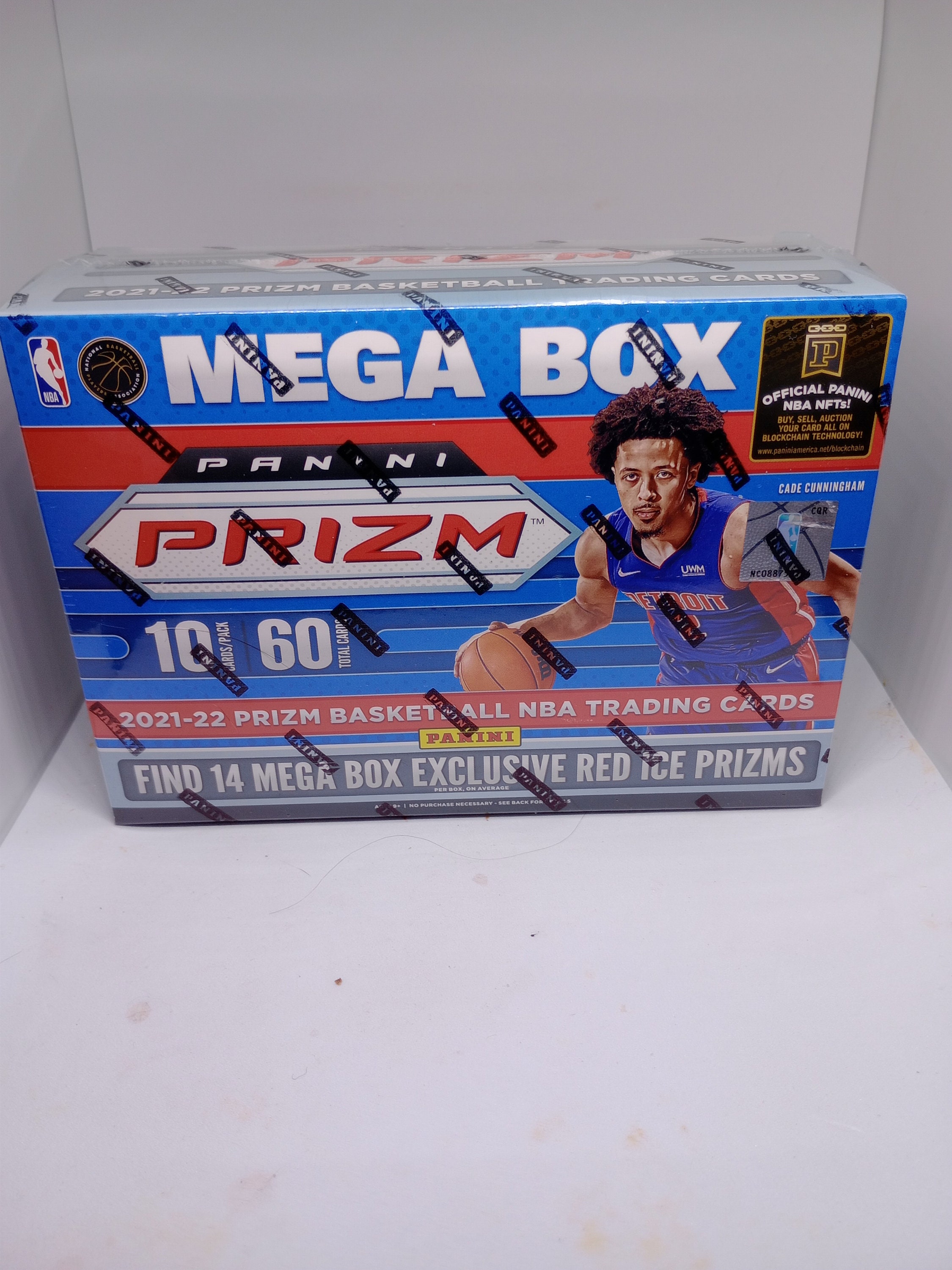 Panini Prizm 2021-22 NBA Basketball Exclusive Mega Box - Brand New Factory Sealed - 14 Red Ice Prizm Cards