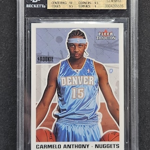 Carmelo Hippie 2003 NBA Fleer Tradition #263 Rookie Karte - Beckett BGS 9.5 Gem Mint Graded