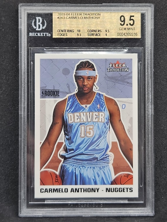 Carmelo Anthony 2003 NBA Fleer Tradition #263 Rookie Card