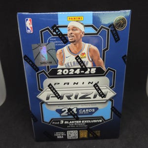 Panini Prizm 2024-25 NBA Basketball Blaster Box Exclusive - Neu ab Werk versiegelt - Garantiert 6 Einsätze/Prizms