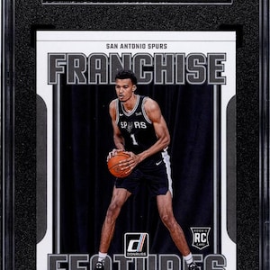 Victor Wembanyama 2023-24 NBA Panini Donruss #29 Franchise Features insert Rookie Card - SGC 10 Gem Mint Graded