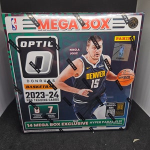 Panini Donruss Optic 2023-24 NBA Basketball Mega Box Exclusive - Neuf scellé en usine - 14 Hyper Prizms 14 inserts