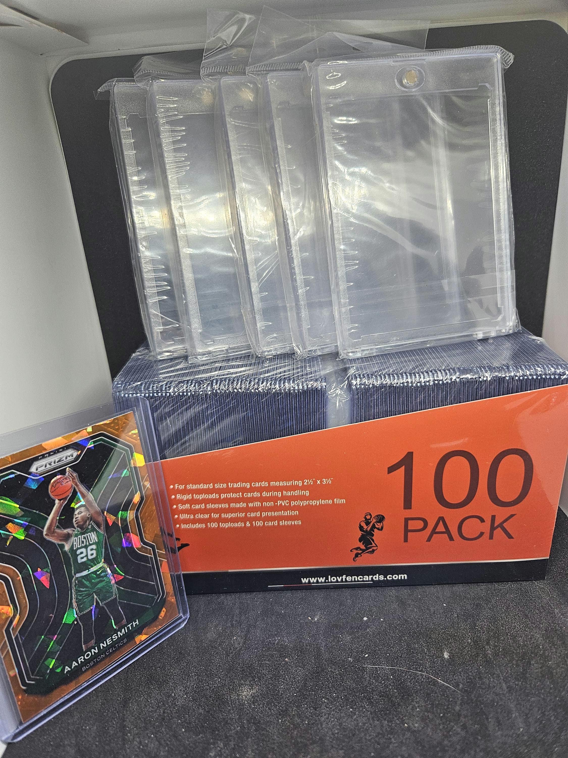 Top Loaders For Cards 100-Pack BCW 3x5 Toploaders - Clear Photo/Index Card Sleeves, Top Load Holders Card Cases For Sports Cards Top Loaders For Cards 100-Pack BCW 3x5 Toploaders - Clear Photo/Index Card Sleeves, Top Load Holders Card Cases For Sports Cards