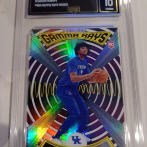 Shaedon Sharpe 2022-23 NBA Panini Chronicles Draft Picks #Zg-SsH Gamma Rays Rookie Card - GMA 10 Gem Mint Graded
