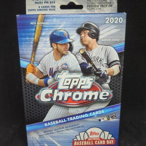 2020 Topps Chrome MLB Baseball Hanger Box Exclusive z Fire Preview - Nowość - Seria 1 i 2 + Topps Fire Pack Preview