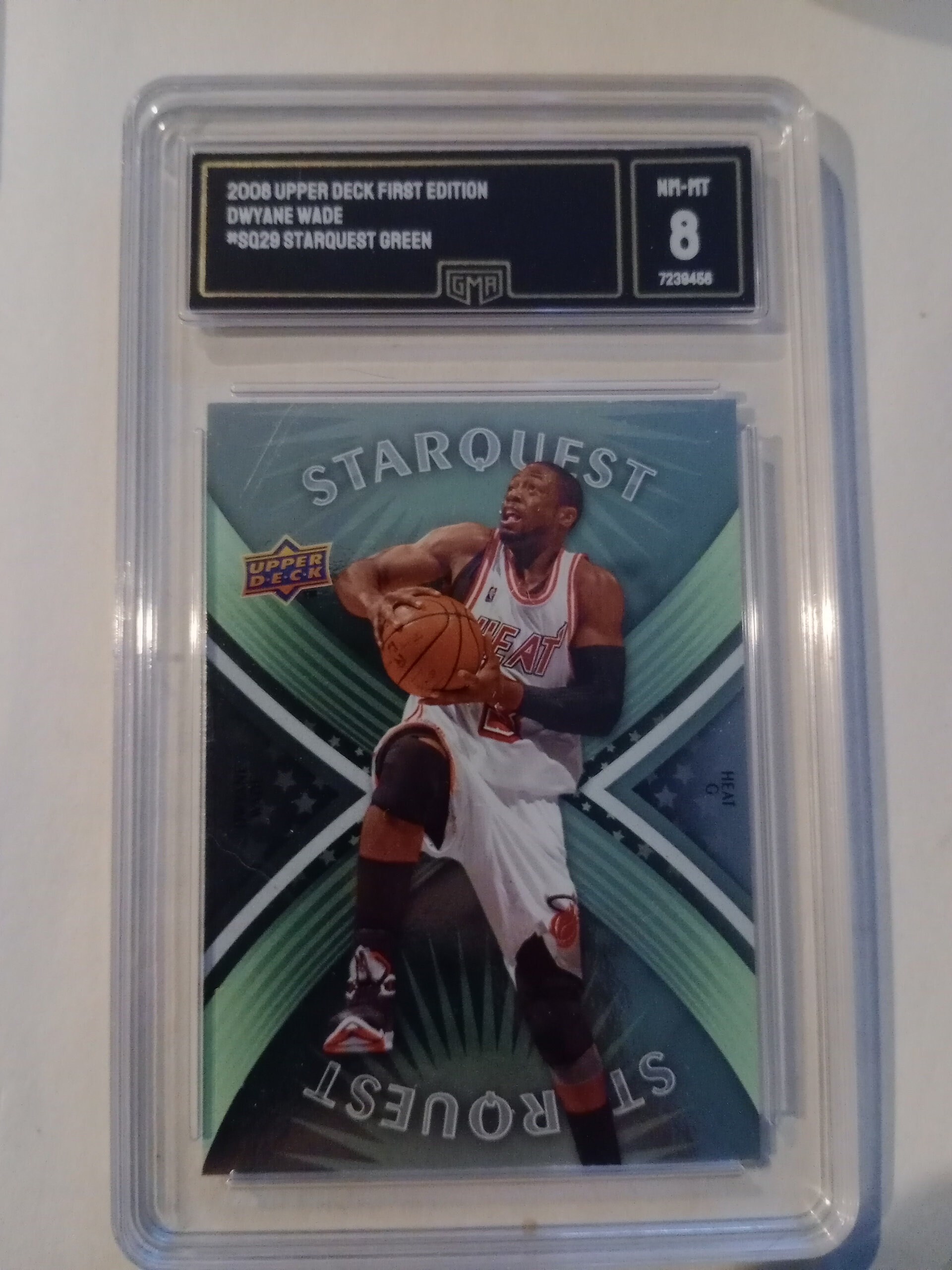 Dwyane Wade 2008 Upper Deck First Edition #SQ29 Starquest Green