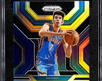 Chet Holmgren 2022-23 NBA Panini Prizm #16 Emergent Silver Prizm Rookie Card - SGC 9.5 Mint Plus Graded