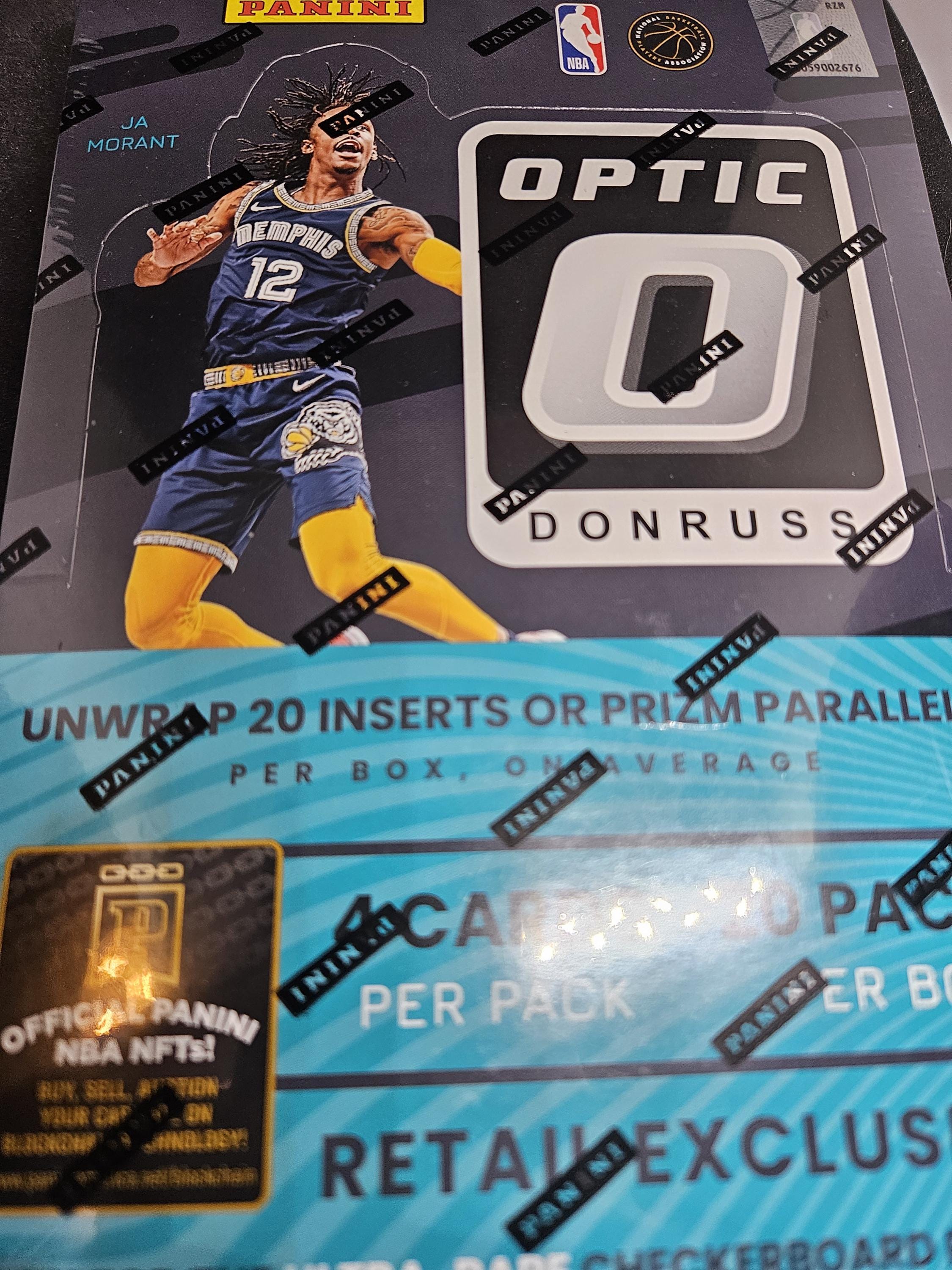 Panini Donruss Optic 2021-22 NBA バスケットボール 20個パック 